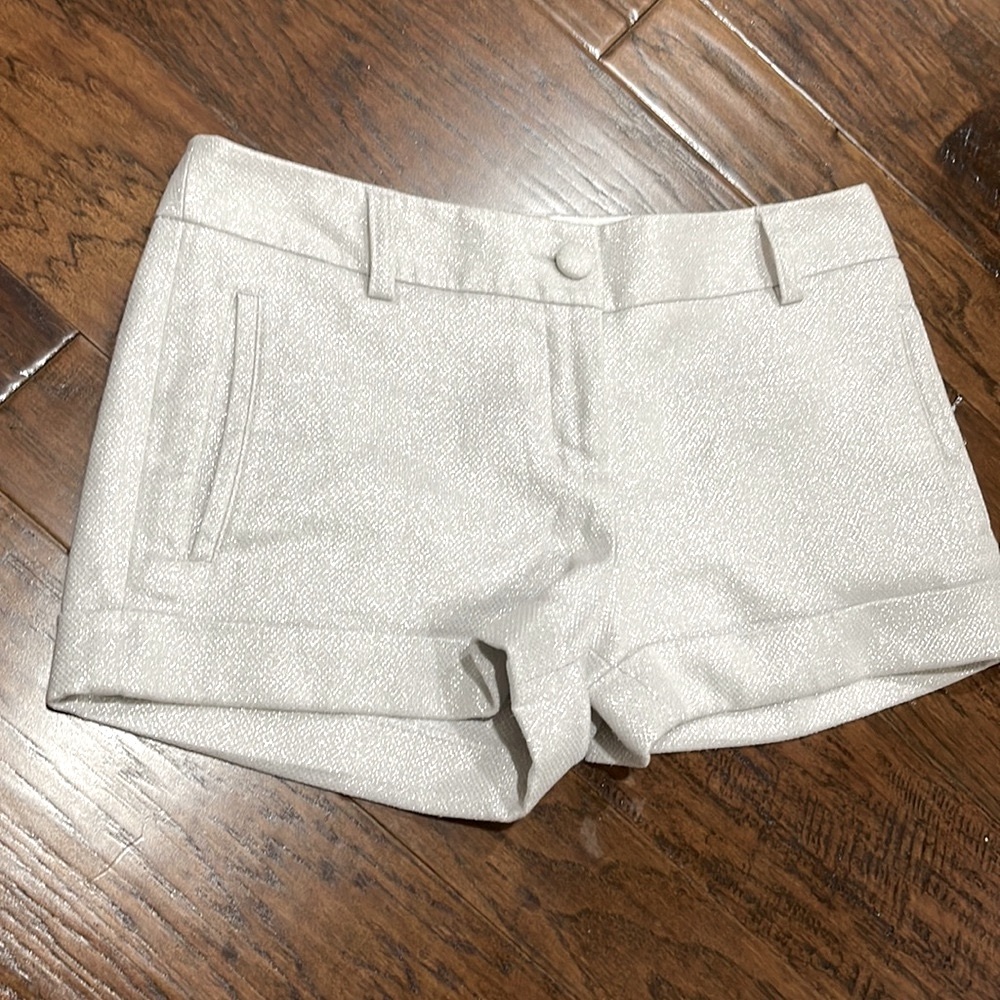 EXPRESS SILVER METALLIC SHORT